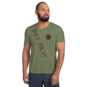 TPBear All-Over Print Men's Athletic T-shirt