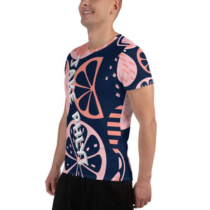 Take Phlyt Beach Vibe All-Over Print Men's Athletic T-shirt