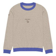 Cargar imagen en el visor de la galería, Knitted crew neck Calculated sweater