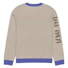 Load image into Gallery viewer, Knitted crew neck Calculated sweater