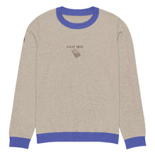 Cargar imagen en el visor de la galería, Knitted crew neck Calculated sweater