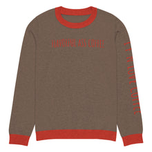 Cargar imagen en el visor de la galería, Knitted crew neck Coffee sweater