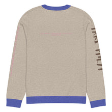 Load image into Gallery viewer, Knitted crew neck Calculated sweater