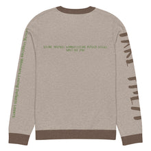 Load image into Gallery viewer, Knitted crew neck Calculated sweater