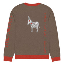 Load image into Gallery viewer, Knitted crew neck Coffee sweater