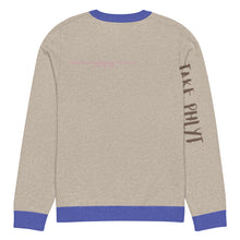 Load image into Gallery viewer, Knitted crew neck Calculated sweater