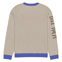 Cargar imagen en el visor de la galería, Knitted crew neck Calculated sweater