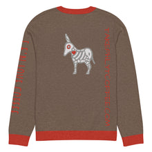 Load image into Gallery viewer, Knitted crew neck Coffee sweater