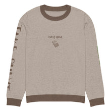 Load image into Gallery viewer, Knitted crew neck Calculated sweater