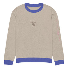 Cargar imagen en el visor de la galería, Knitted crew neck Calculated sweater