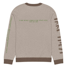 Load image into Gallery viewer, Knitted crew neck Calculated sweater