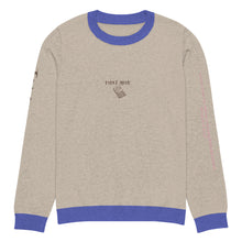 Cargar imagen en el visor de la galería, Knitted crew neck Calculated sweater