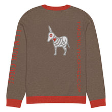 Load image into Gallery viewer, Knitted crew neck Coffee sweater