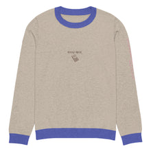 Cargar imagen en el visor de la galería, Knitted crew neck Calculated sweater