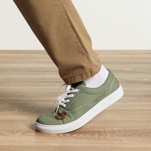 Cargar imagen en el visor de la galería, TPBear Men’s lace-up canvas shoes