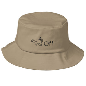 Old School Fox Off Bucket Hat