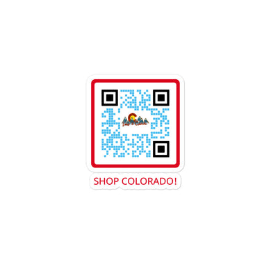 Bubble-free Colorado Shop stickers