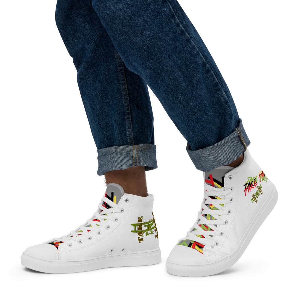 Men’s high top Take Phlyt canvas shoes