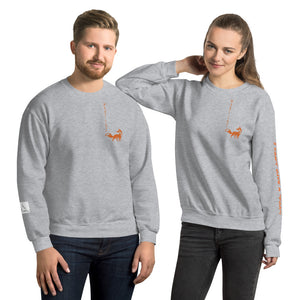 Fox Sweatshirt-I Don't Give A "Fox"(sleeve)