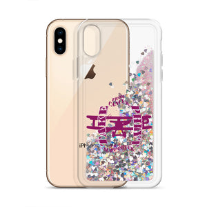 Liquid Glitter iPhone Case Cancer
