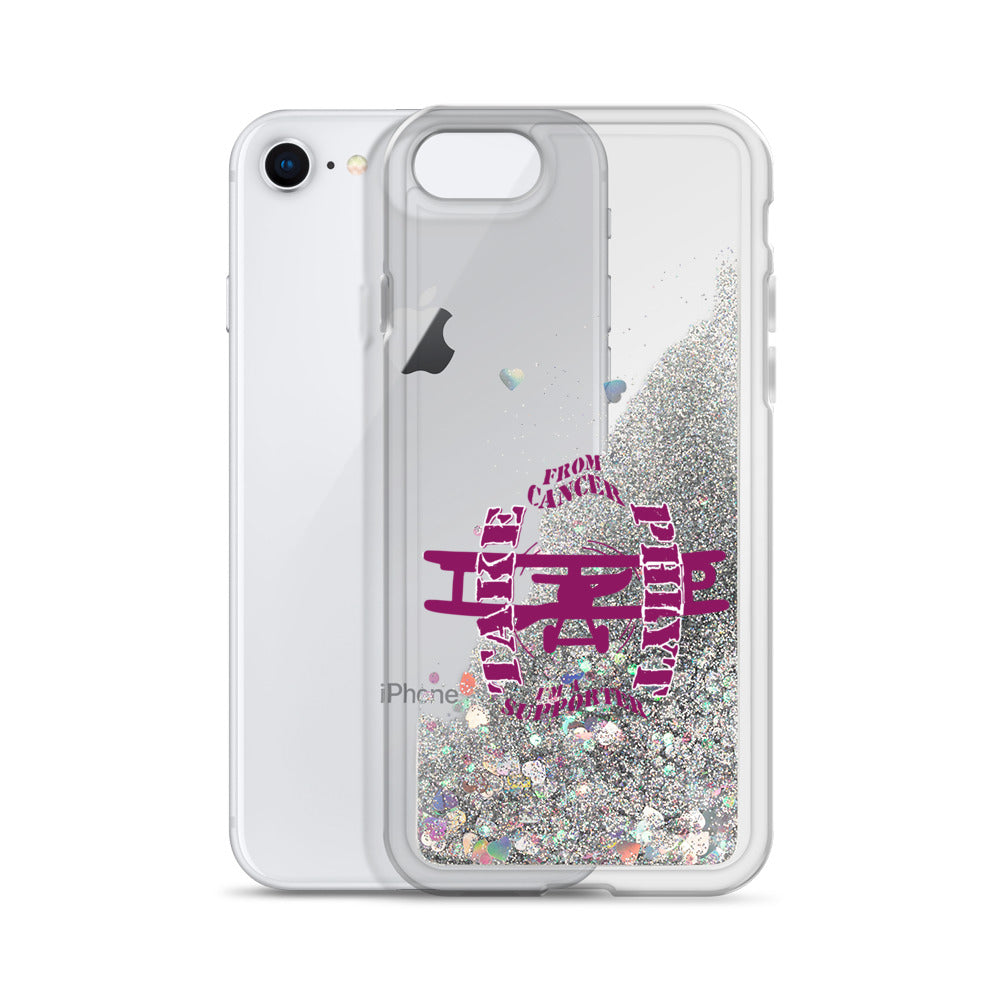 Liquid Glitter iPhone Case Cancer
