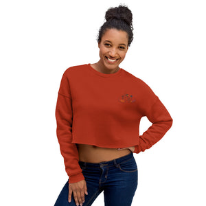 Crop Sweatshirt Embroidered Dream Queen