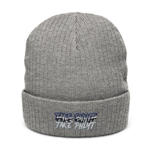 Load image into Gallery viewer, Recycled cuffed Take Phlyt beanie