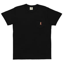 Load image into Gallery viewer, Unisex garment-dyed Clever Boys pocket t-shirt