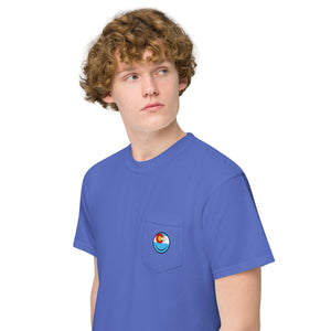 Unisex Colorado garment-dyed pocket t-shirt