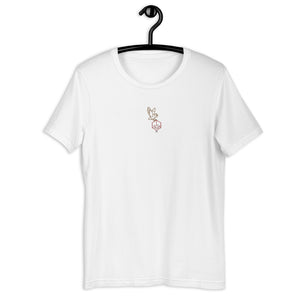 Short-Sleeve Unisex Embroidered T-Shirt