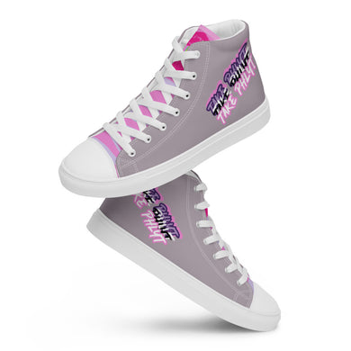 Women’s high top Take Phlyt canvas shoes