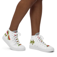 Load image into Gallery viewer, Women’s high top Take Phlyt canvas shoes